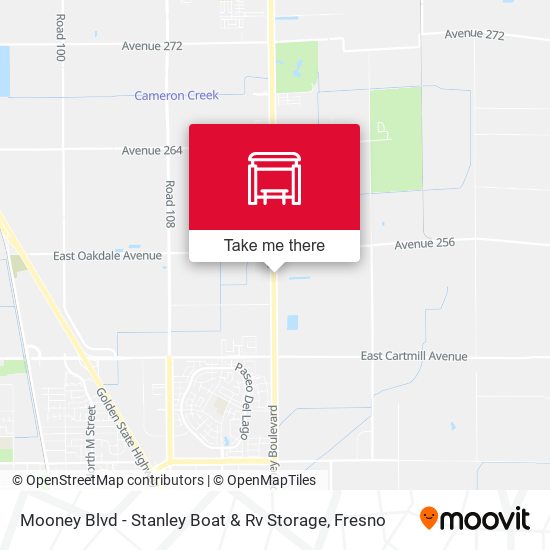 Mapa de Mooney Blvd - Stanley Boat & Rv Storage