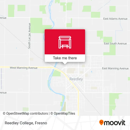 Reedley College map