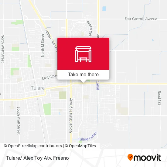Mapa de Tulare/ Alex Toy Atv