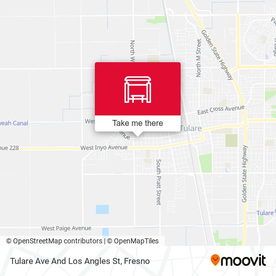 Mapa de Tulare Ave And Los Angles St