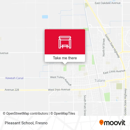 Pleasant School map