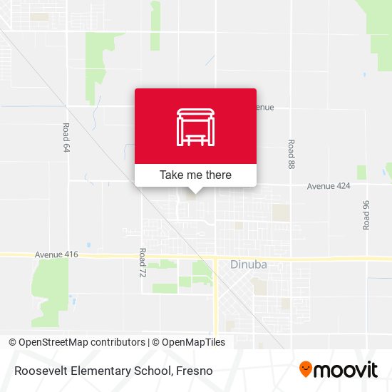 Roosevelt Elementary School map