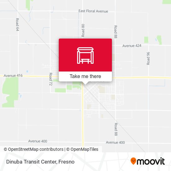 Mapa de Dinuba Transit Center
