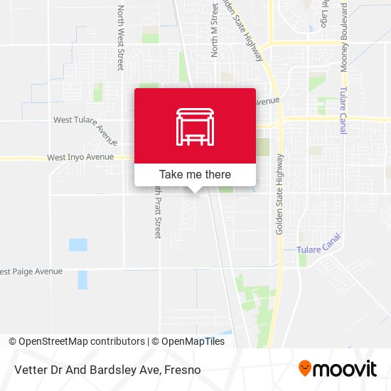 Vetter Dr And Bardsley Ave map