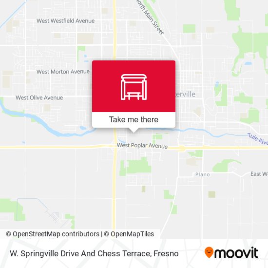 W. Springville Drive And Chess Terrace map