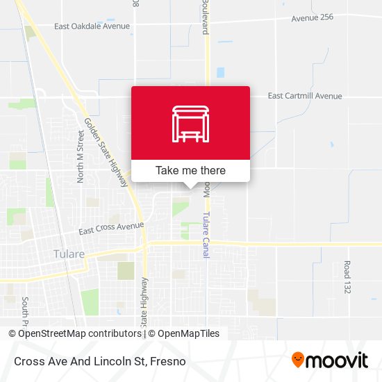 Cross Ave And Lincoln St map