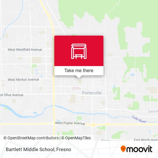Bartlett Middle School map