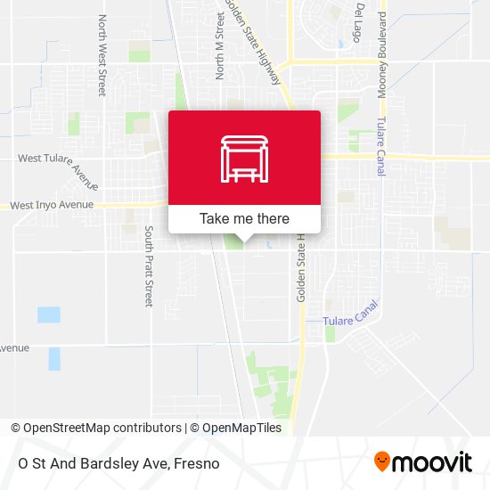 Mapa de O St And Bardsley Ave