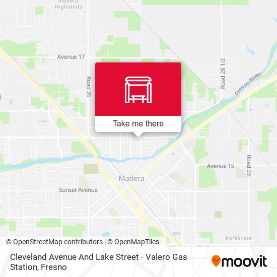 Cleveland Avenue And  Lake Street - Valero Gas Station map