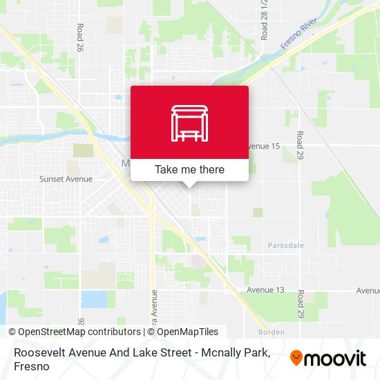 Roosevelt Avenue And Lake Street - Mcnally Park map