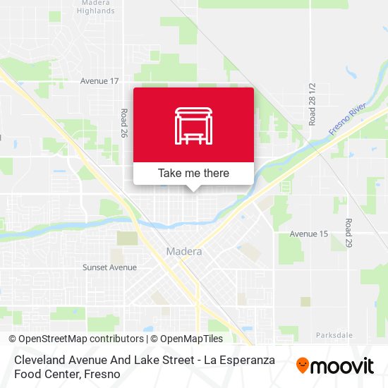 Cleveland Avenue And Lake Street - La Esperanza Food Center map