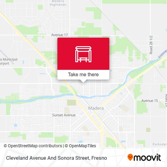 Cleveland Avenue And Sonora Street map