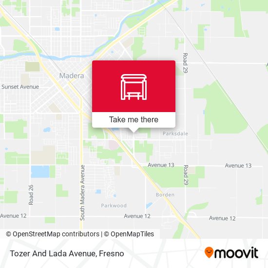Mapa de Tozer And Lada Avenue