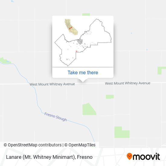 Mapa de Lanare (Mt. Whitney Minimart)