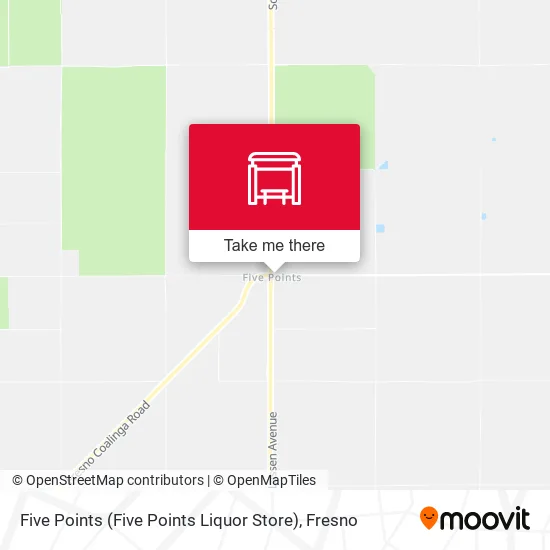 Mapa de Five Points (Five Points Liquor Store)