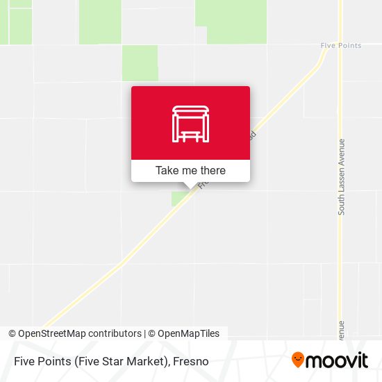 Mapa de Five Points (Five Star Market)
