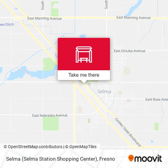 Selma (Selma Station Shopping Center) map