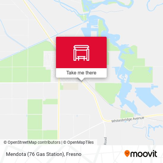 Mendota (76 Gas Station) map