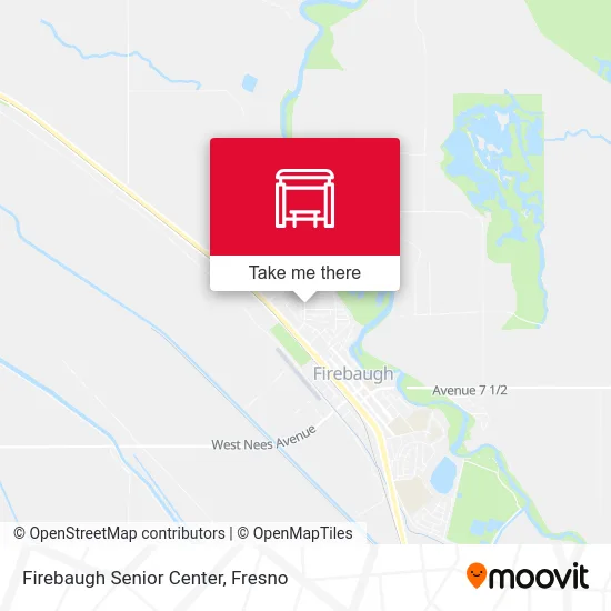 Firebaugh Senior Center map