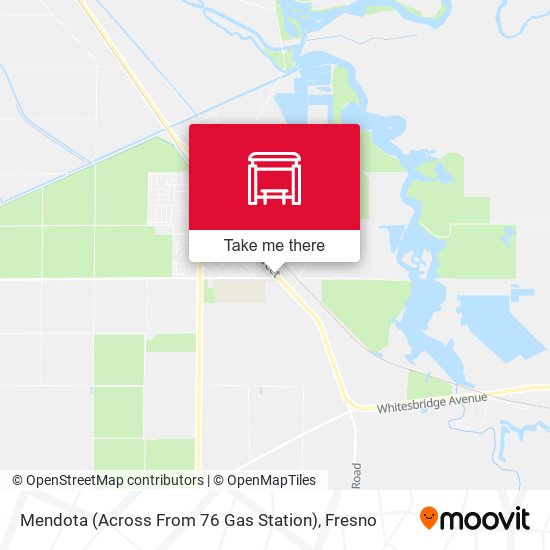 Mapa de Mendota (Across From 76 Gas Station)