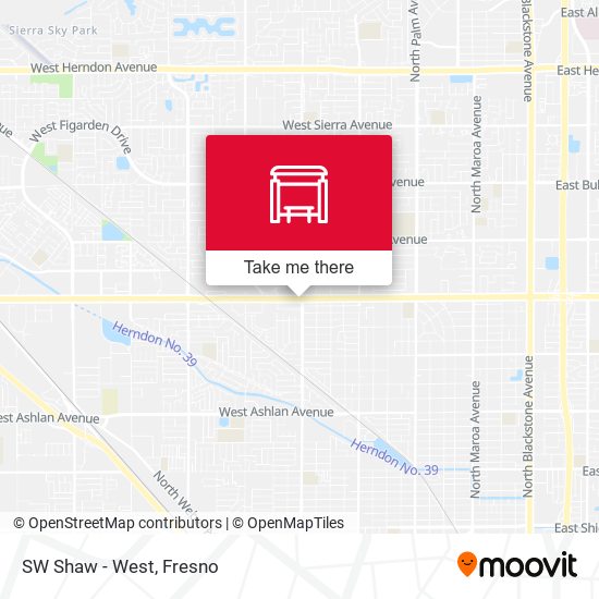 Mapa de SW Shaw - West