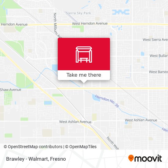 Mapa de Brawley - Walmart