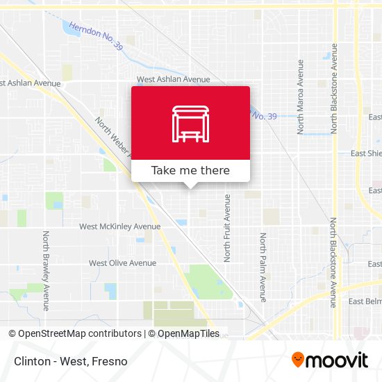 Mapa de Clinton - West