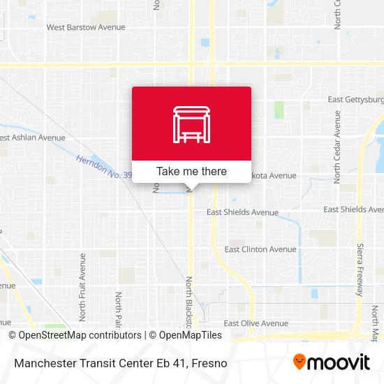 Manchester Transit Center Eb 41 map