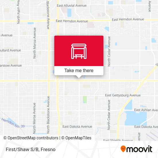 Mapa de First/Shaw S/B