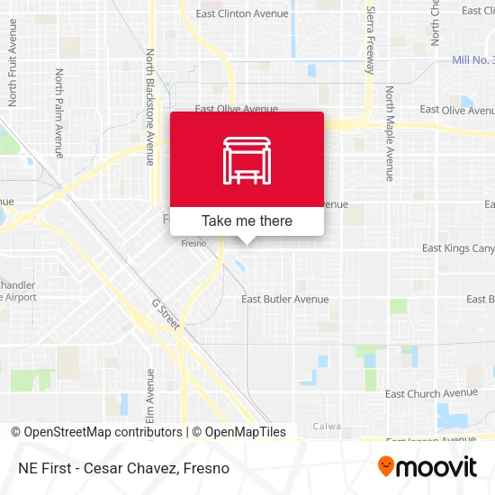 NE First - Cesar Chavez map