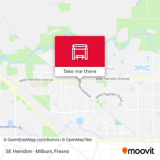 SE Herndon - Milburn map