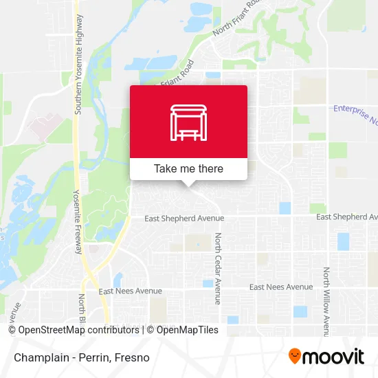 Champlain - Perrin map