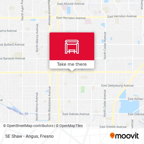 Mapa de SE Shaw - Angus