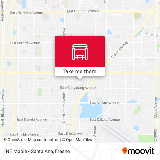 Mapa de NE Maple - Santa Ana