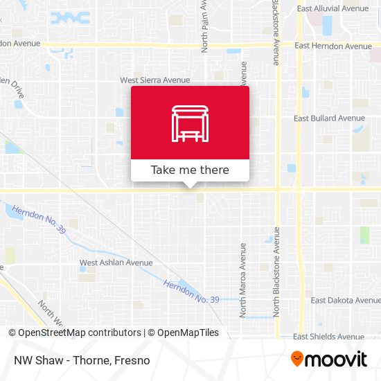 Mapa de NW Shaw - Thorne