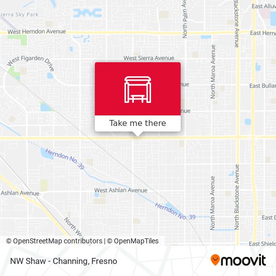 NW Shaw - Channing map