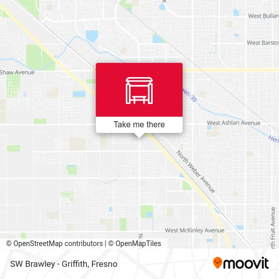 SW Brawley - Griffith map
