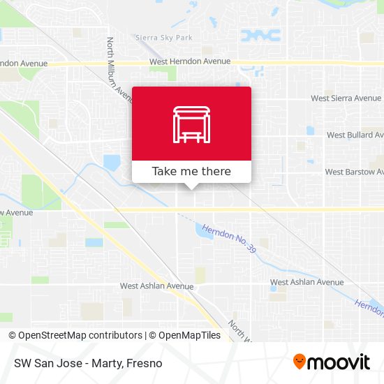 SW San Jose - Marty map