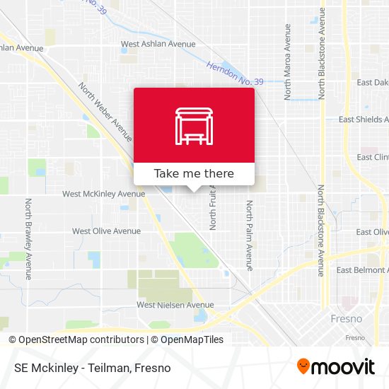 Mapa de SE Mckinley - Teilman