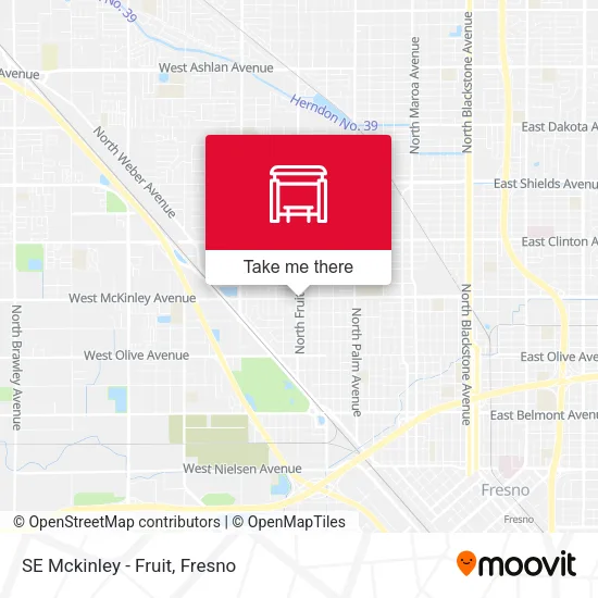 Mapa de SE Mckinley - Fruit