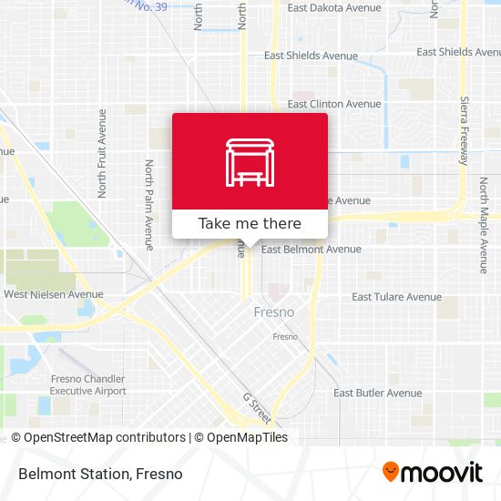 Mapa de Belmont Station