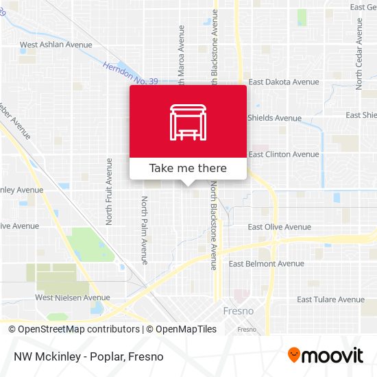 NW Mckinley - Poplar map