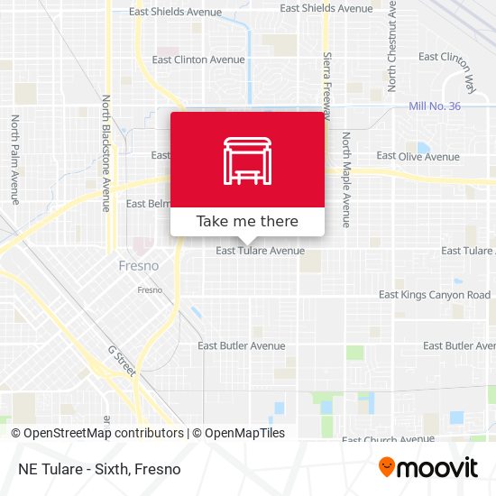 NE Tulare - Sixth map