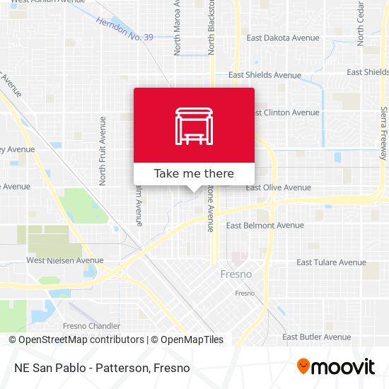 NE San Pablo - Patterson map