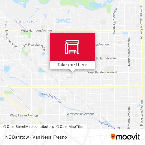 Mapa de NE Barstow - Van Ness