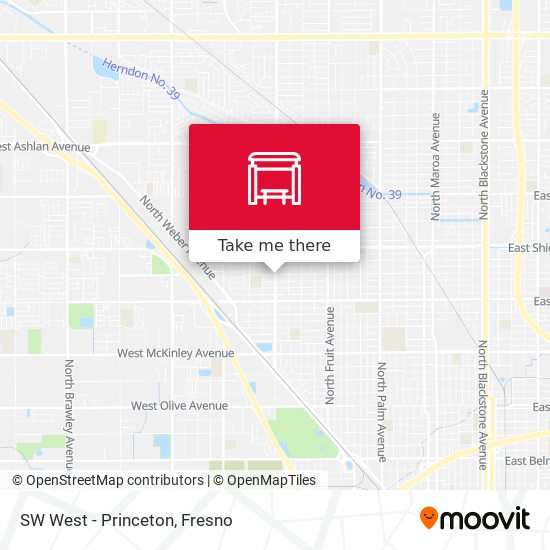 Mapa de SW West - Princeton