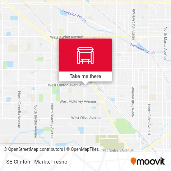 SE Clinton - Marks map