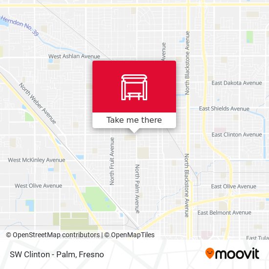 Mapa de SW Clinton - Palm