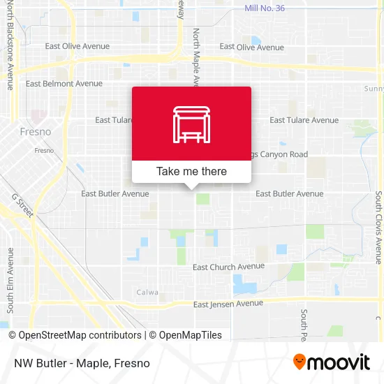 Mapa de NW Butler - Maple