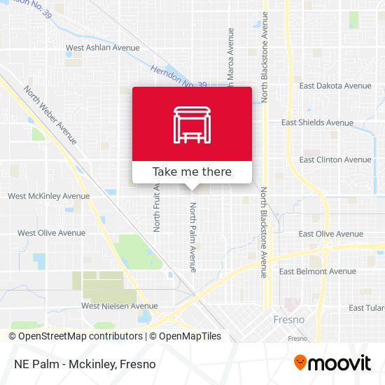 NE Palm - Mckinley map